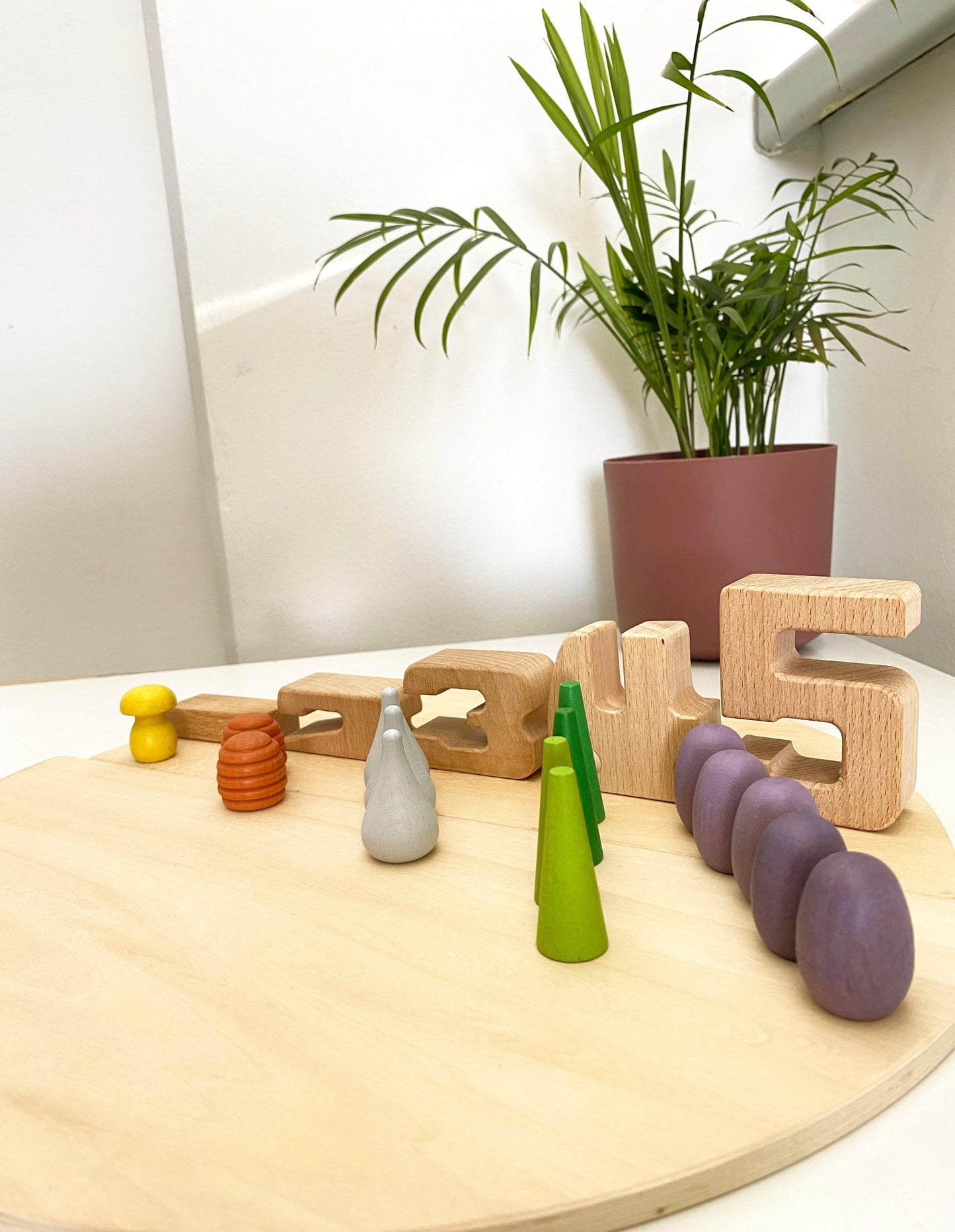 Number blocks (woodie numbers)