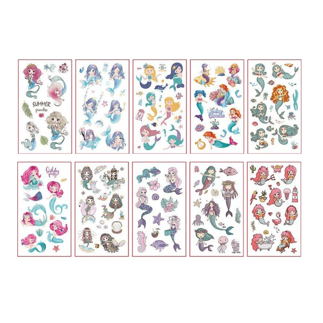 Dočasné tetovanie - Morské panny