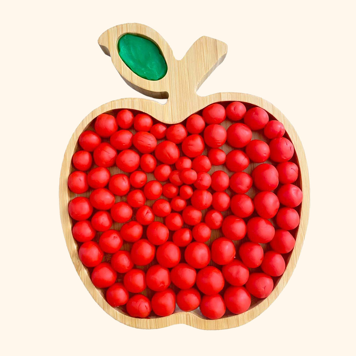 Bambusová tácka Jablko