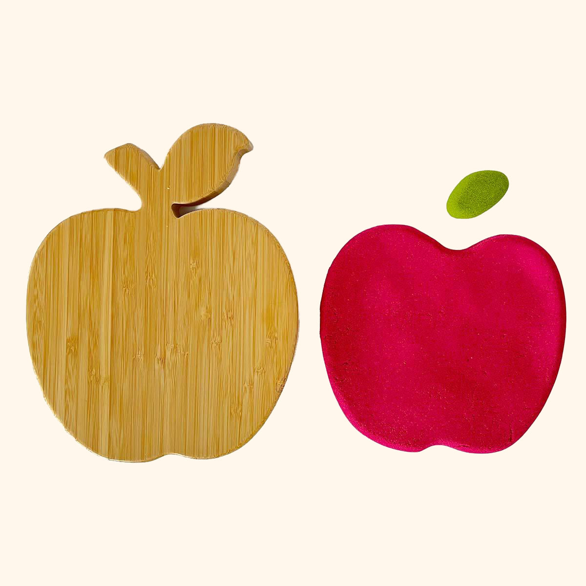 Bambusová tácka Jablko