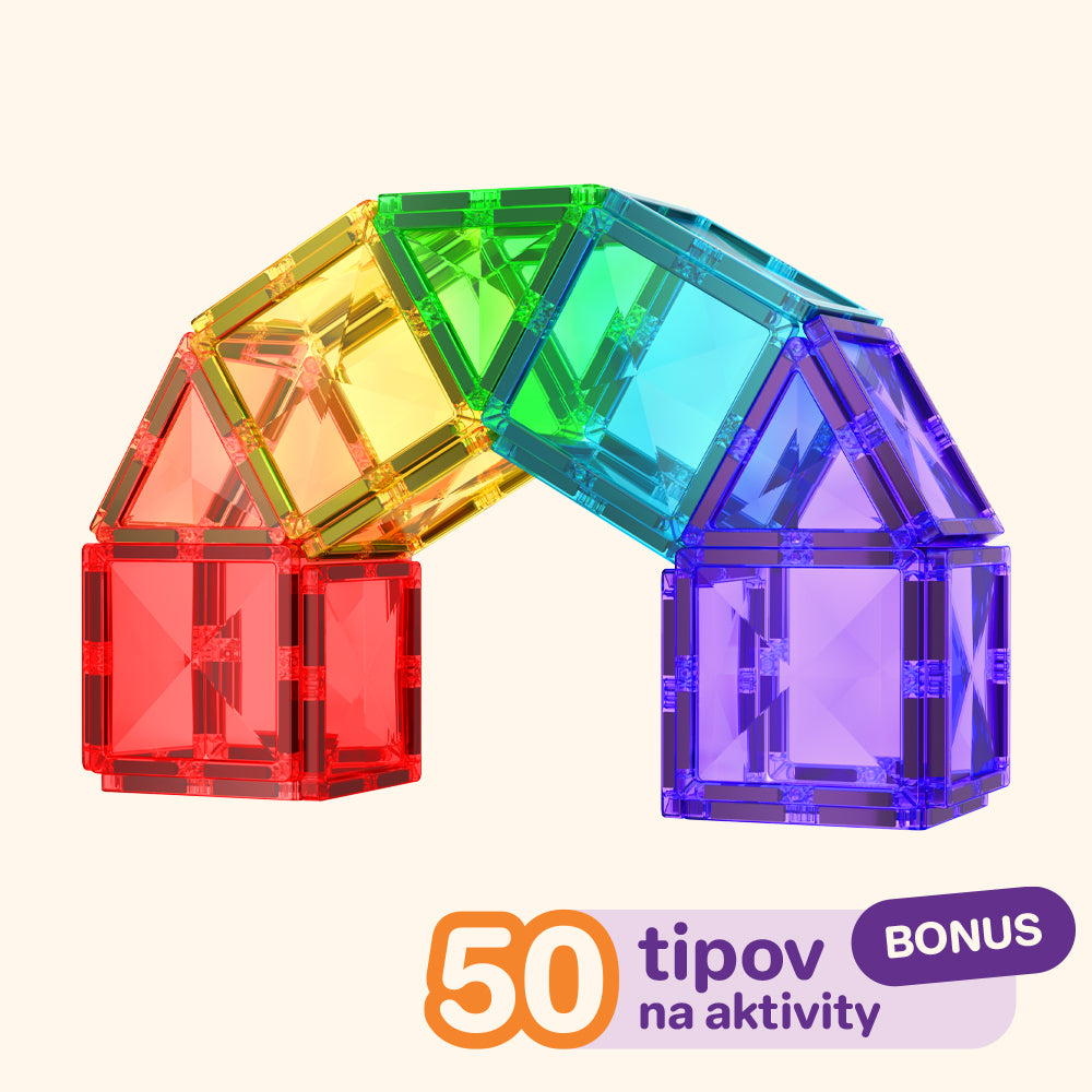 Magnetická stavebnica COLORMAG 60 - classic