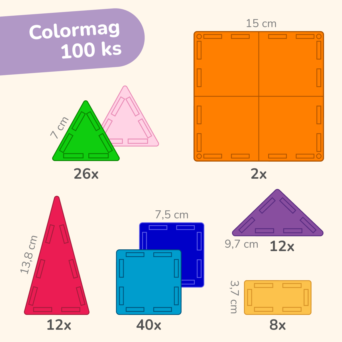 Colormag Tubes + 100 ks - DOPREDAJ