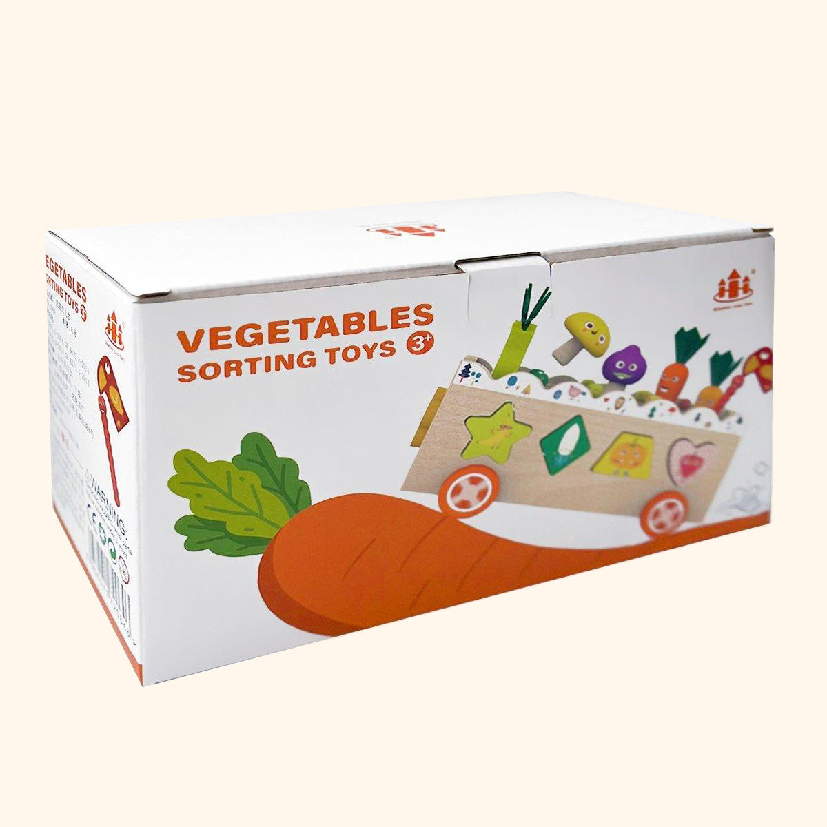 Drevená vkladačka, vozíček