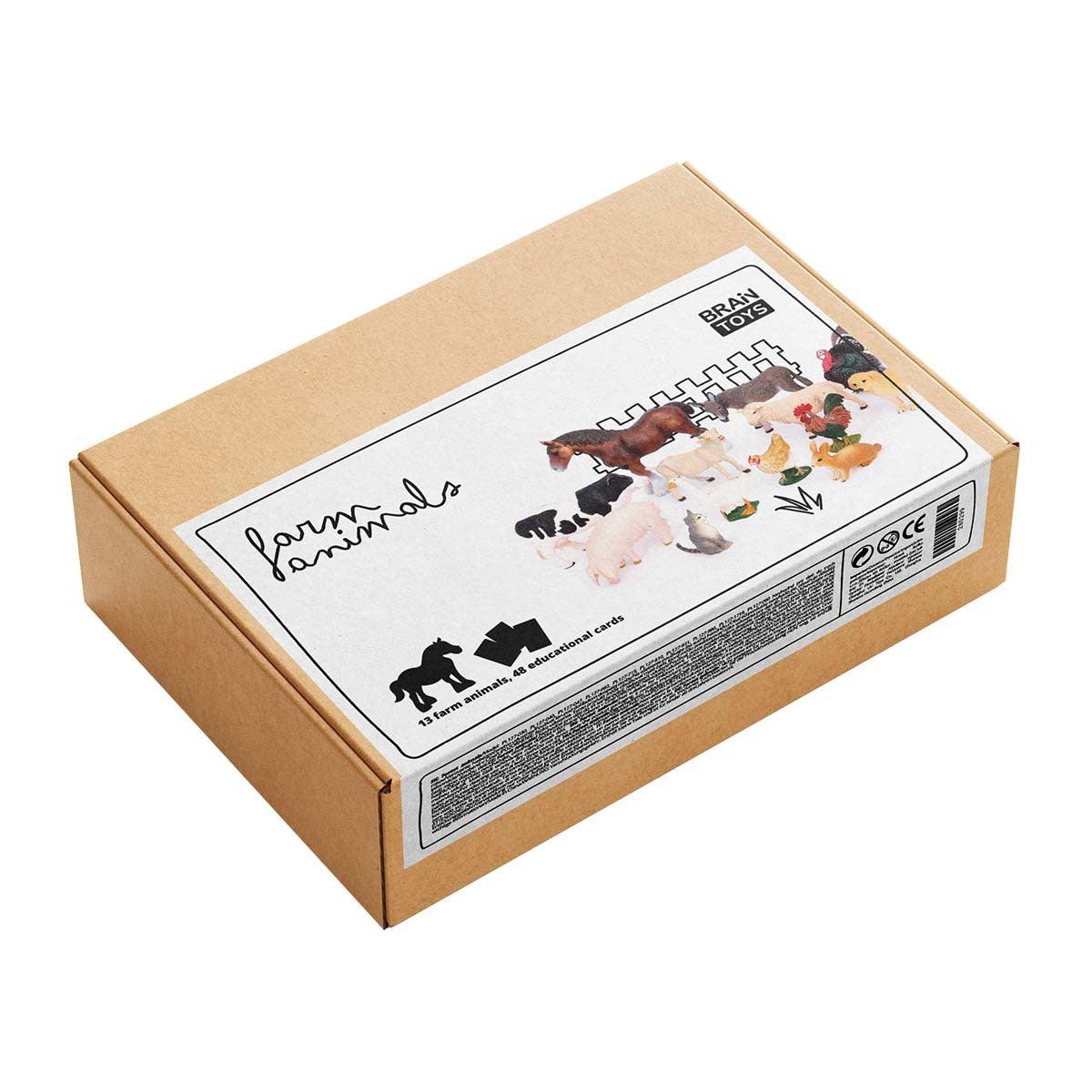 Set figúrok domácich zvierat a edukačných kariet SK/CZ