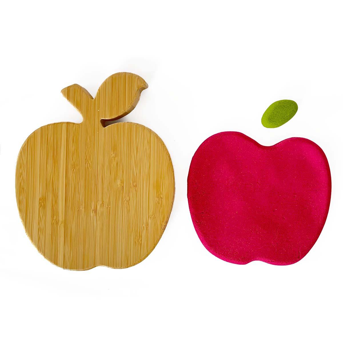 Bambusová tácka Jablko