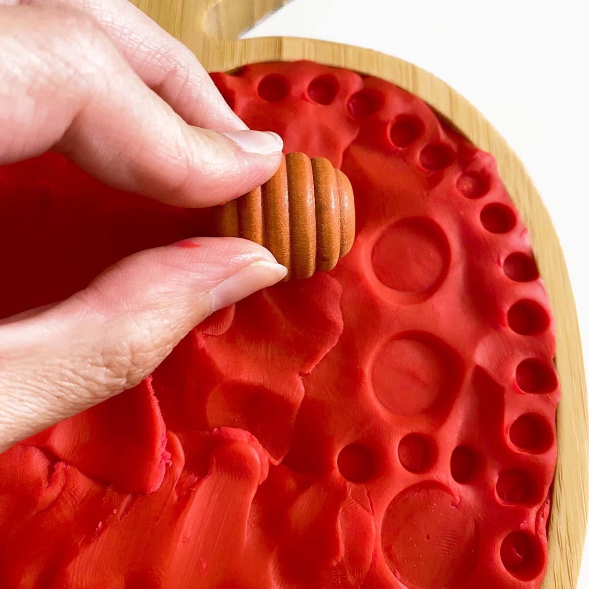 Bambusová tácka Jablko