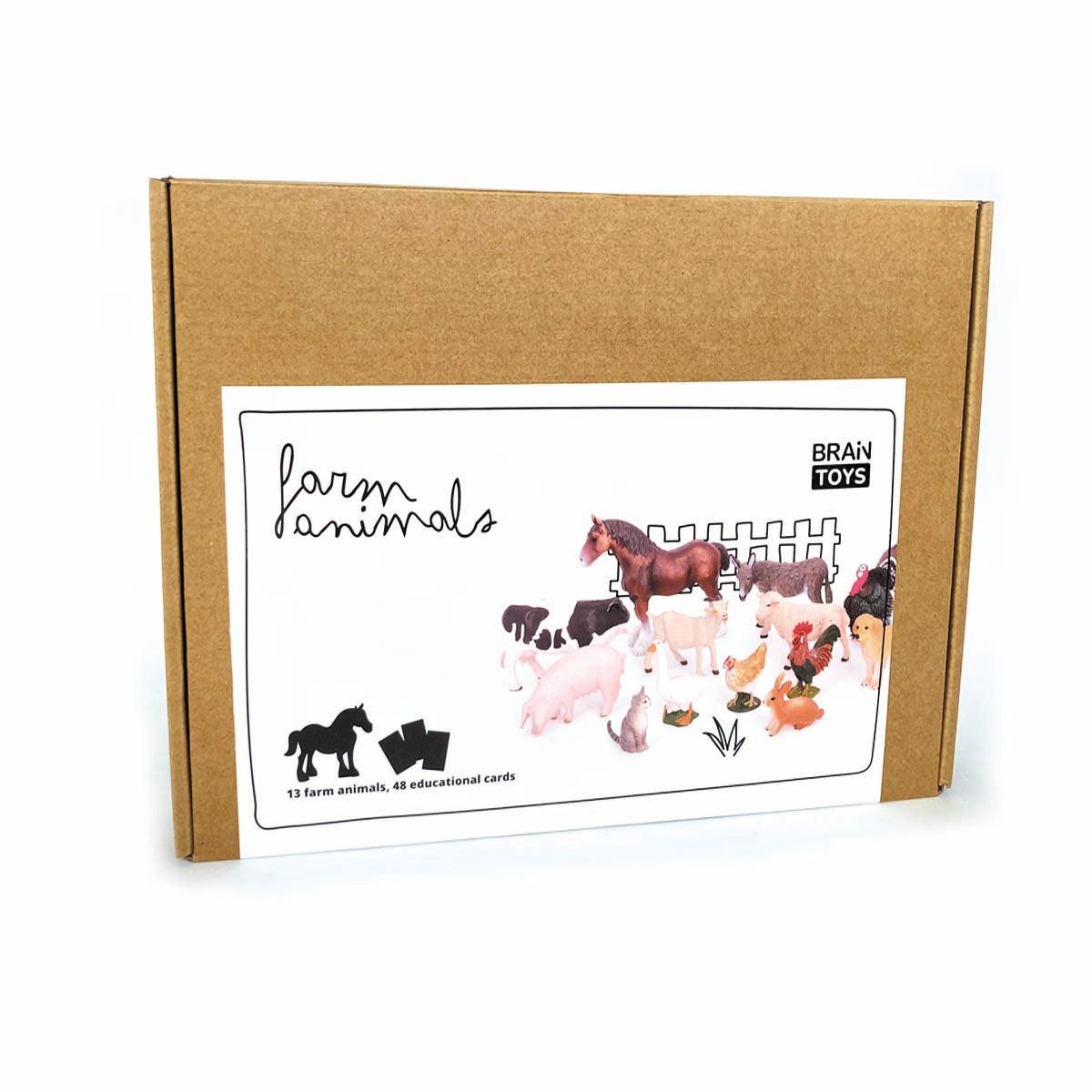 Set figúrok domácich zvierat a edukačných kariet SK/CZ