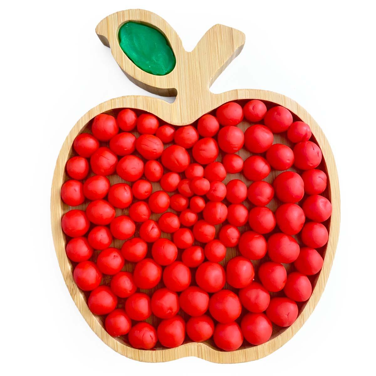Bambusová tácka Jablko