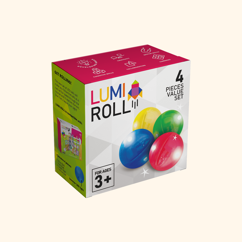 Svetielkujúce guľôčky LUMI ROLL