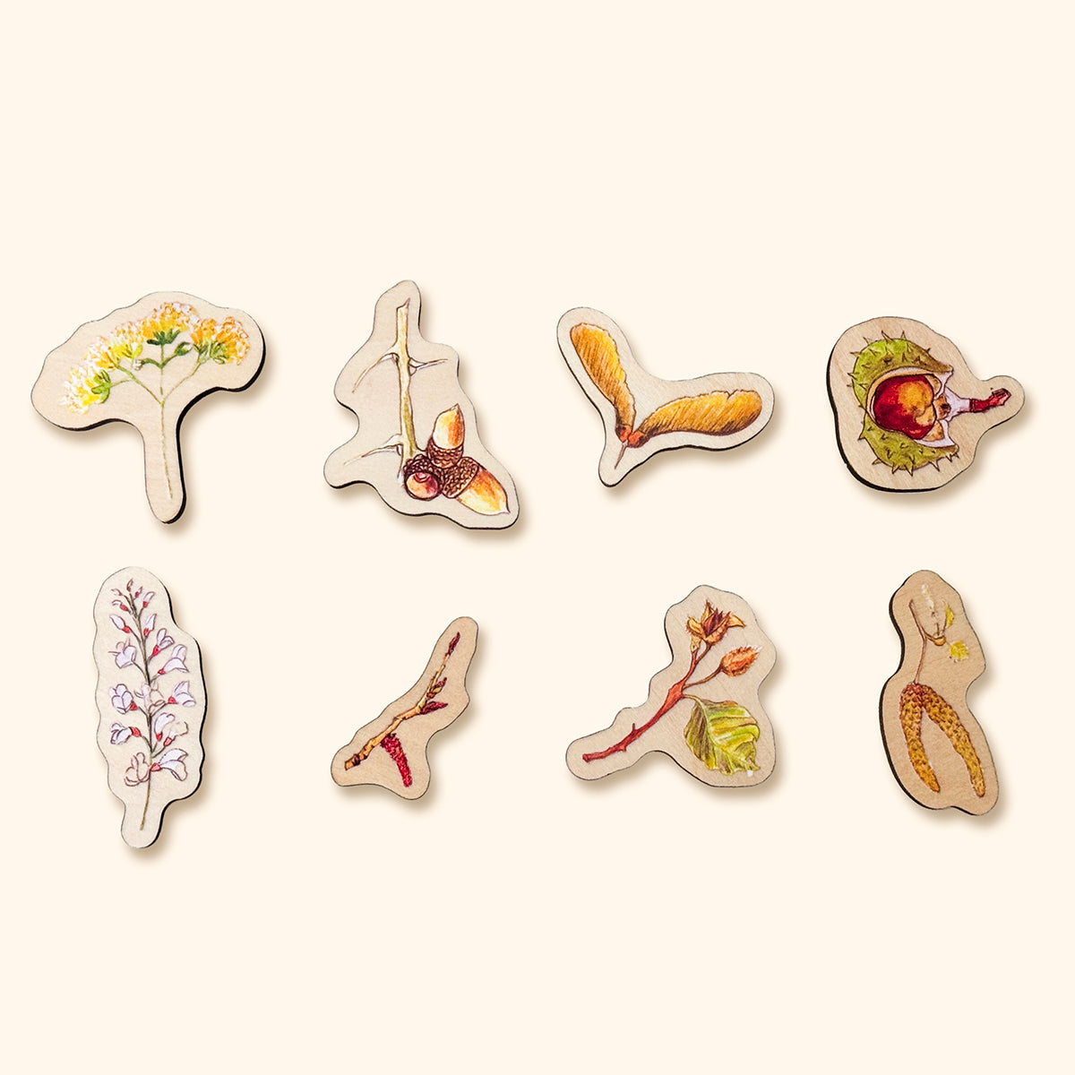 Drevené puzzle - Stromy