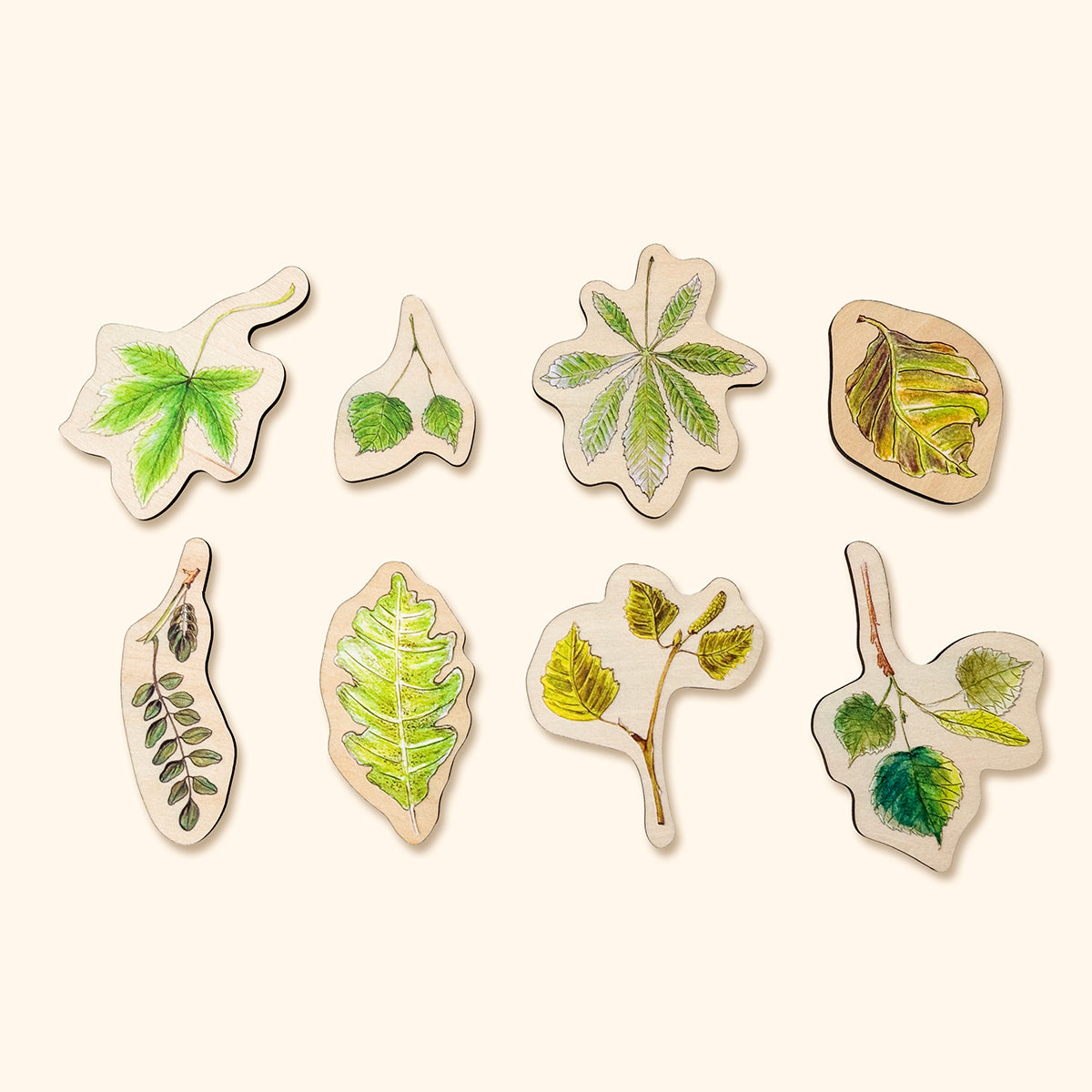 Drevené puzzle - Stromy