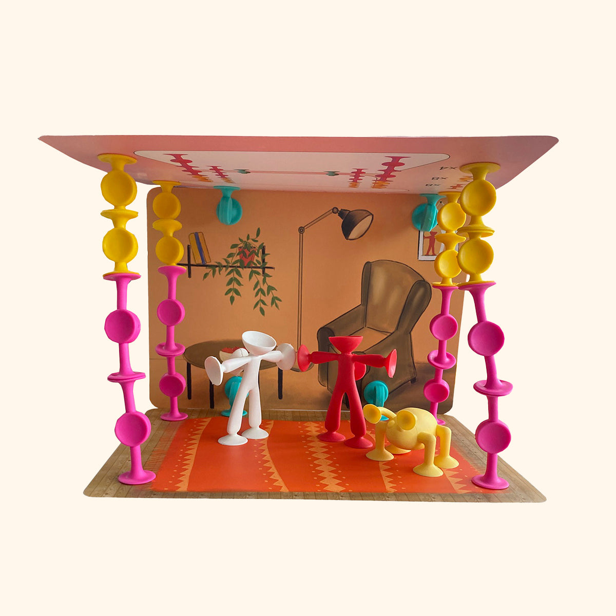 Rainbow Keepers 55 - prísavková stavebnica so zvieratkami