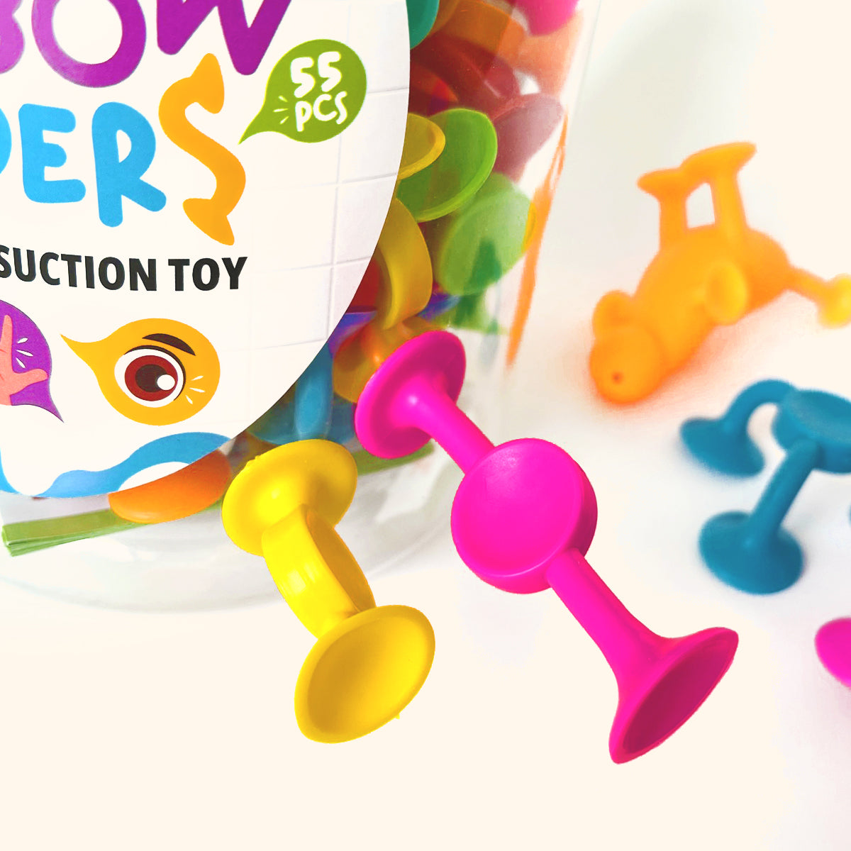 Rainbow Keepers 55 - prísavková stavebnica so zvieratkami