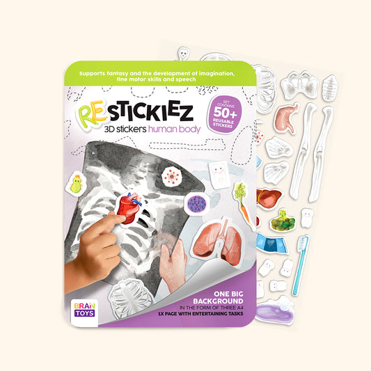 3D REstickiez - Ľudské telo