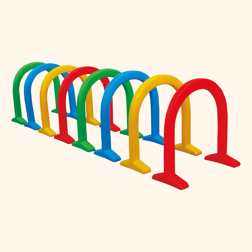 Sada na cvičenie - tunel, 67×60×30cm, 8 ks