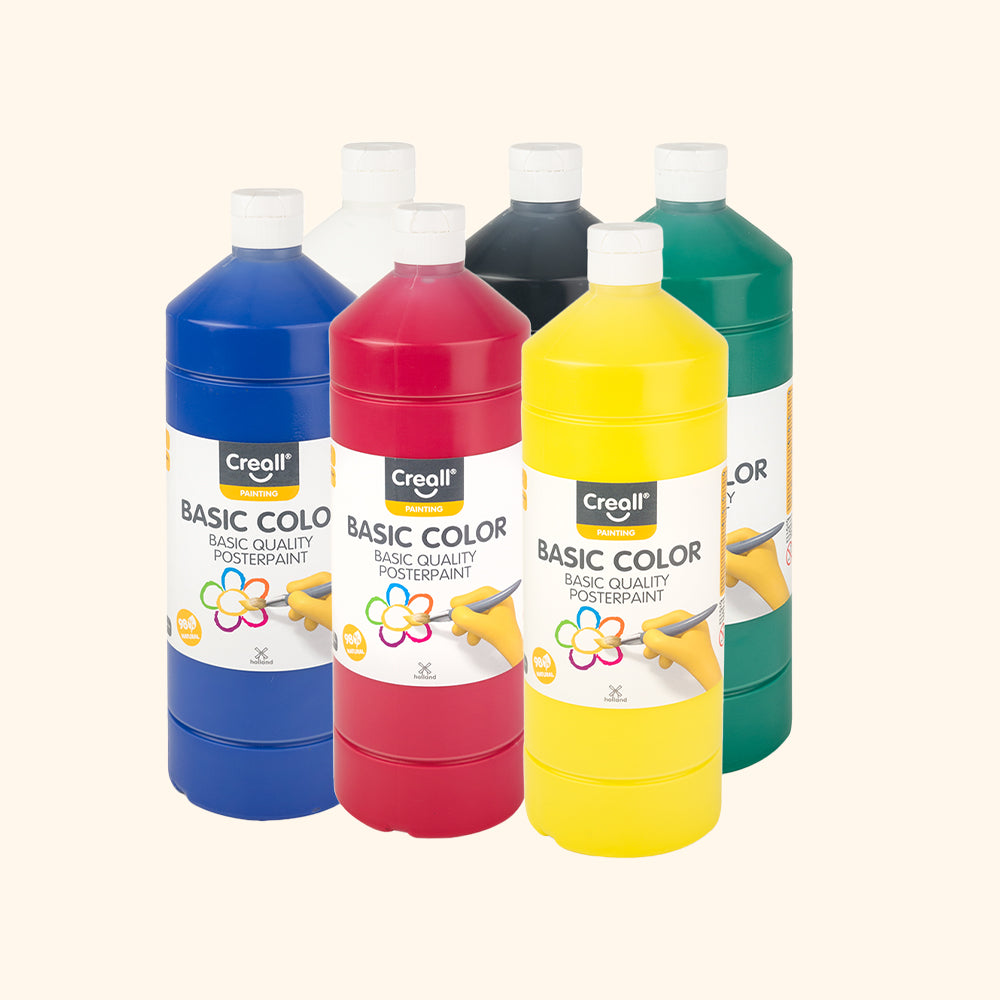 Temperové farby 6 x 500 ml - mix farieb