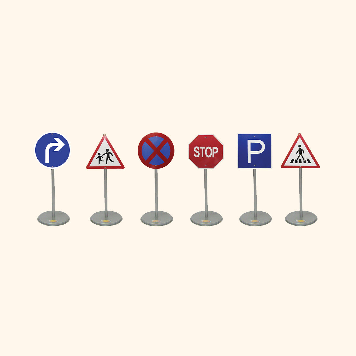 Traffic Sign,6pcs/English