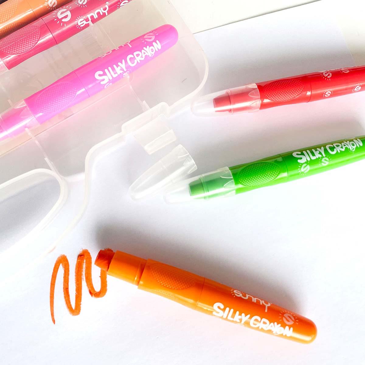 Silky Crayon a Prstové farby -50%