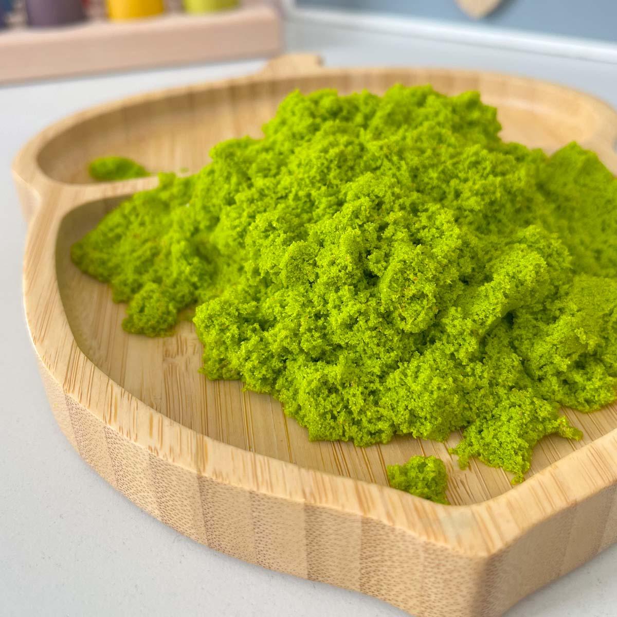 Dynamický piesok - zelený 1kg