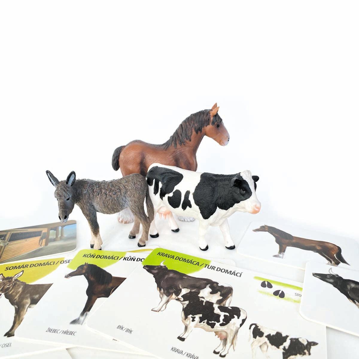 Set figúrok domácich zvierat