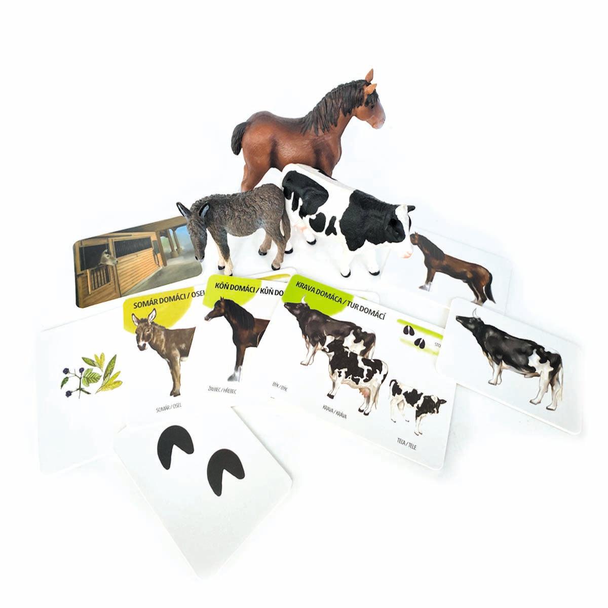 Set figúrok domácich zvierat