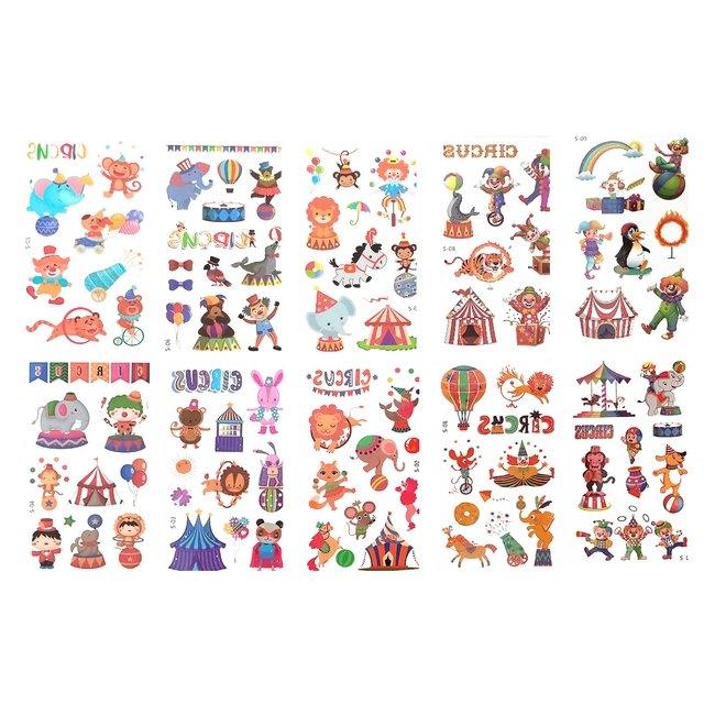 Dočasné tetovanie - Cirkus - Lerni.sk