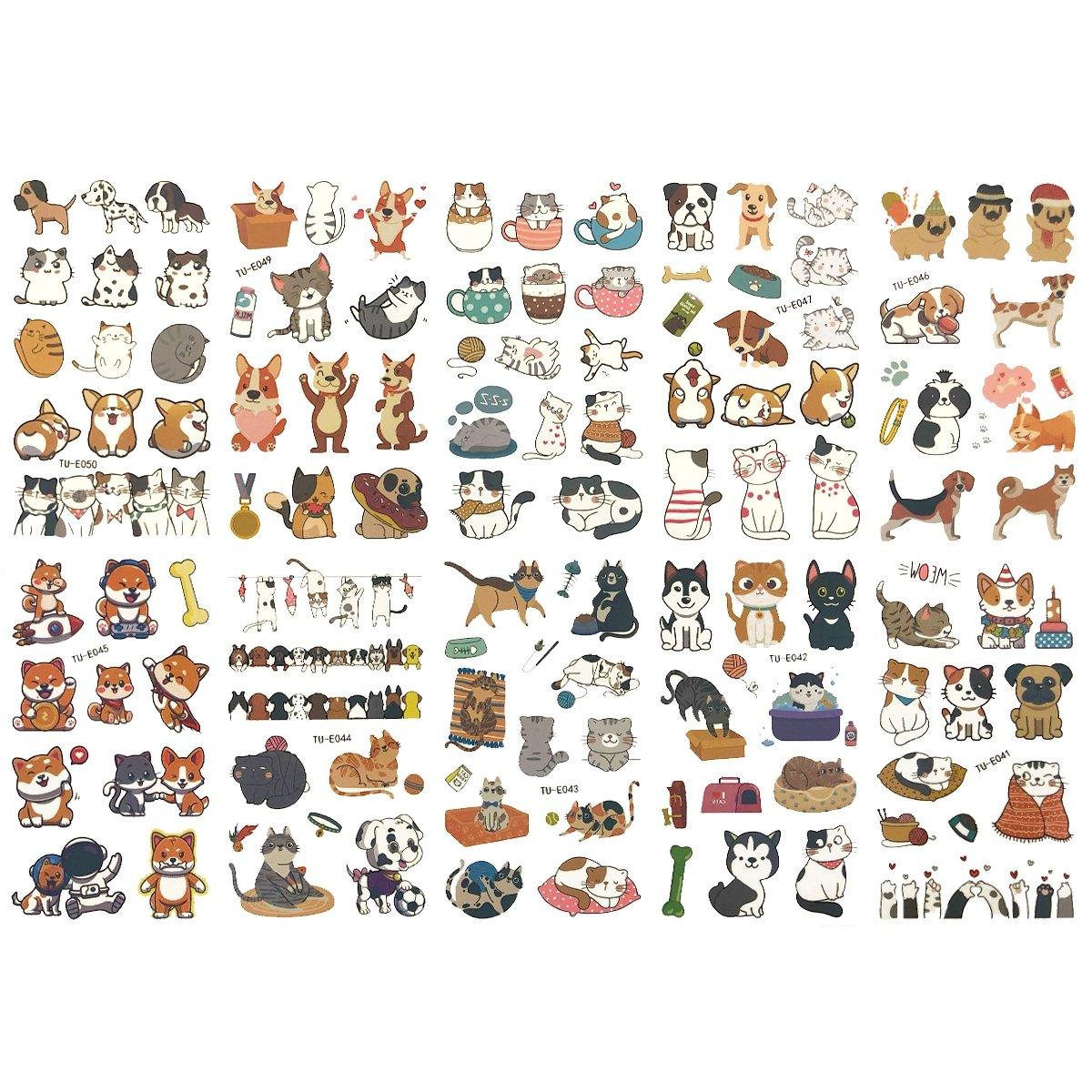 Dočasné tetovanie - Šteniatka a mačiatka - Lerni.sk