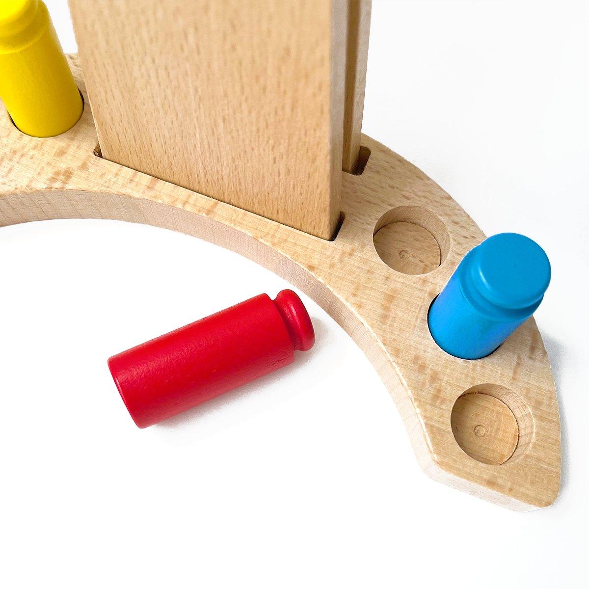 Drevená farebná váha Lerni - Lerni.sk