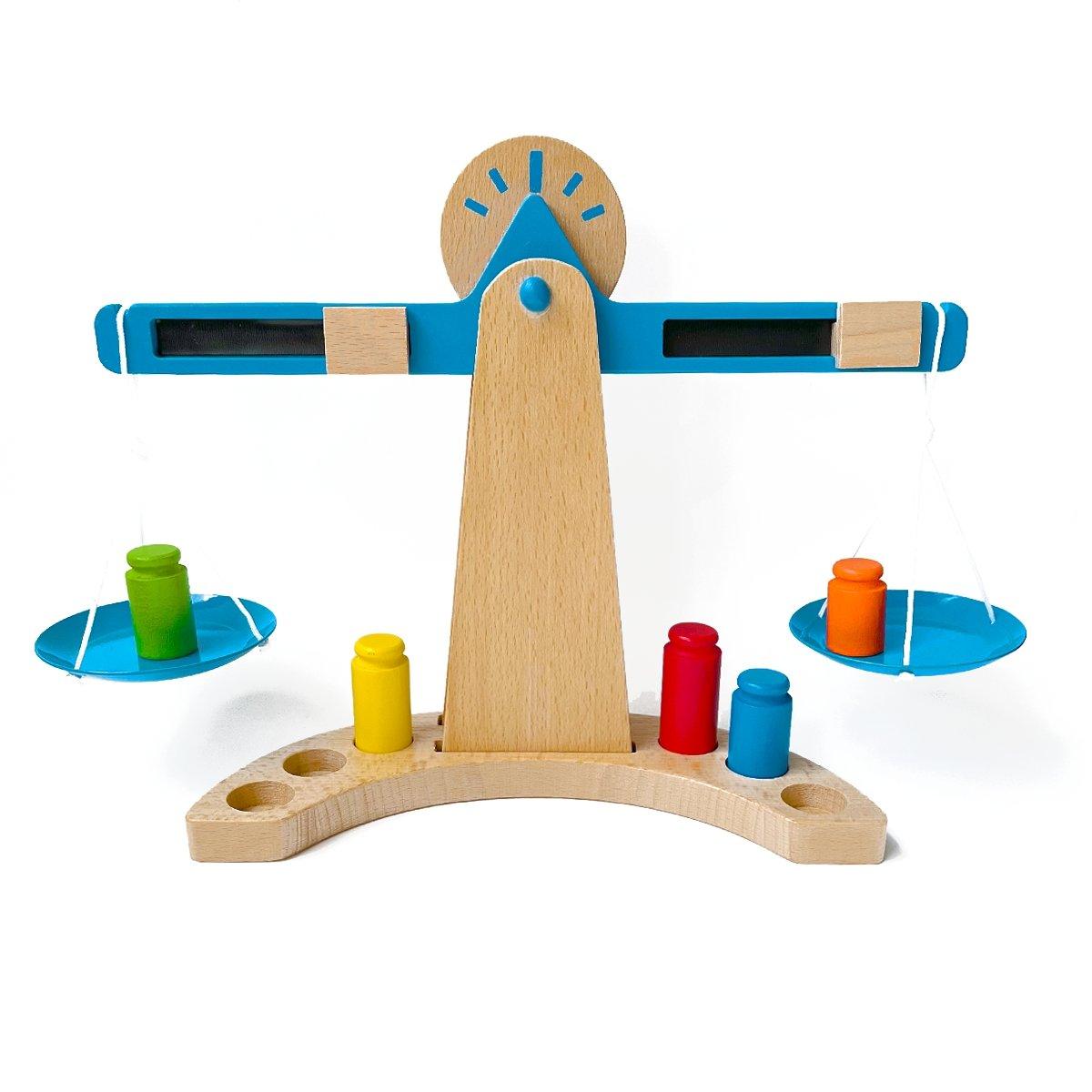 Drevená farebná váha Lerni - Lerni.sk