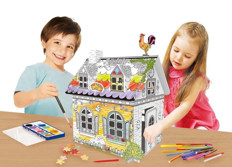 Hrací domček z papiera - Lerni.sk