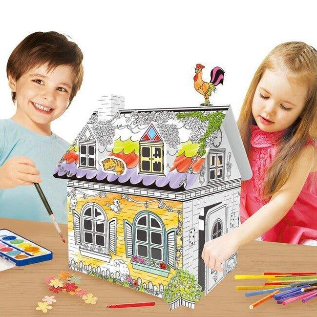 Hrací domček z papiera - Lerni.sk