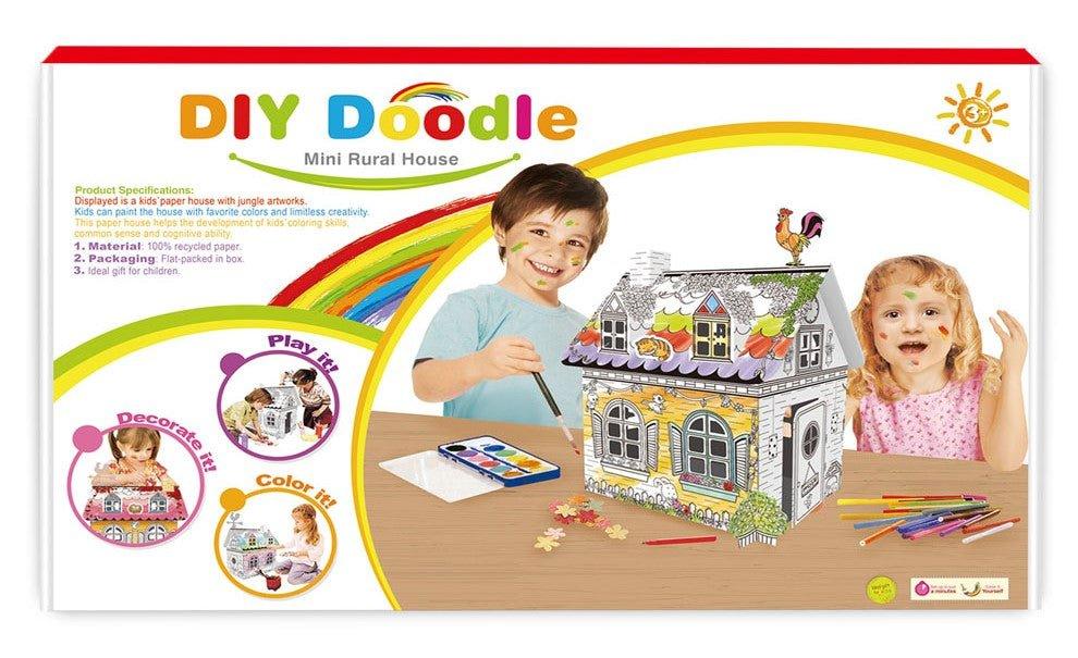 Hrací domček z papiera - Lerni.sk