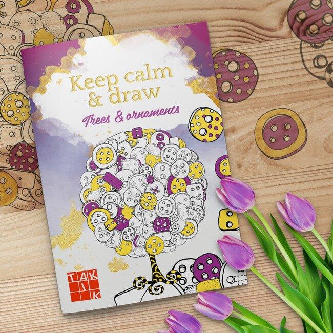 Keep calm & draw - Trees and ornaments - Lerni.sk