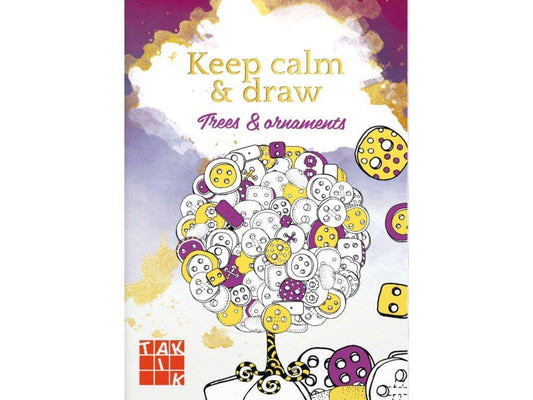 Keep calm & draw - Trees and ornaments - Lerni.sk