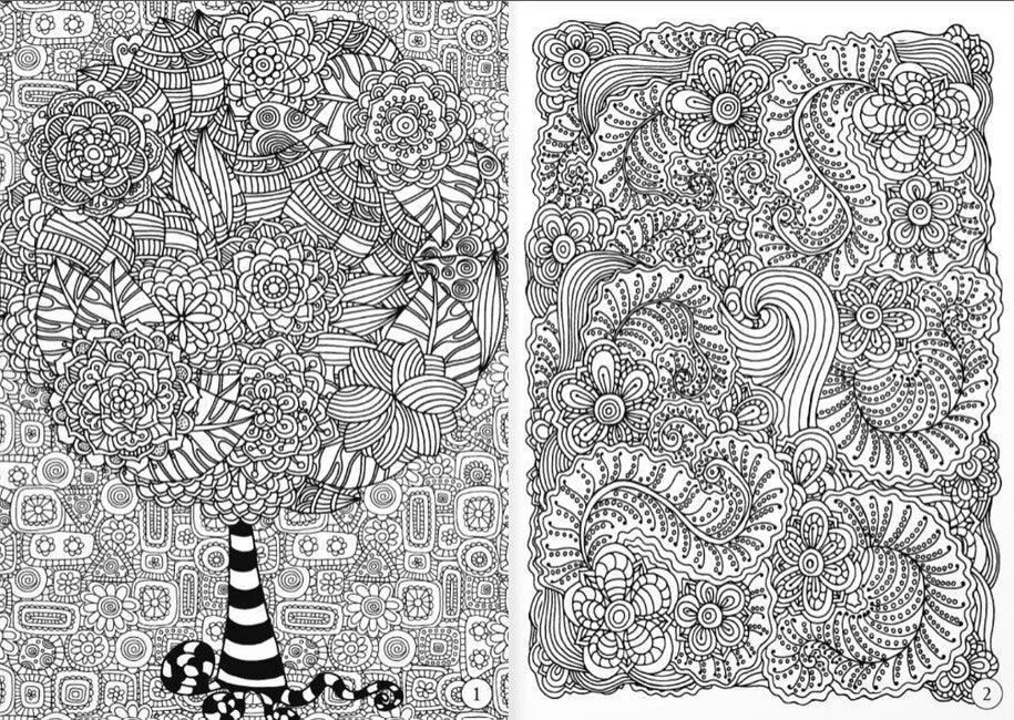 Keep calm & draw - Trees and ornaments - Lerni.sk