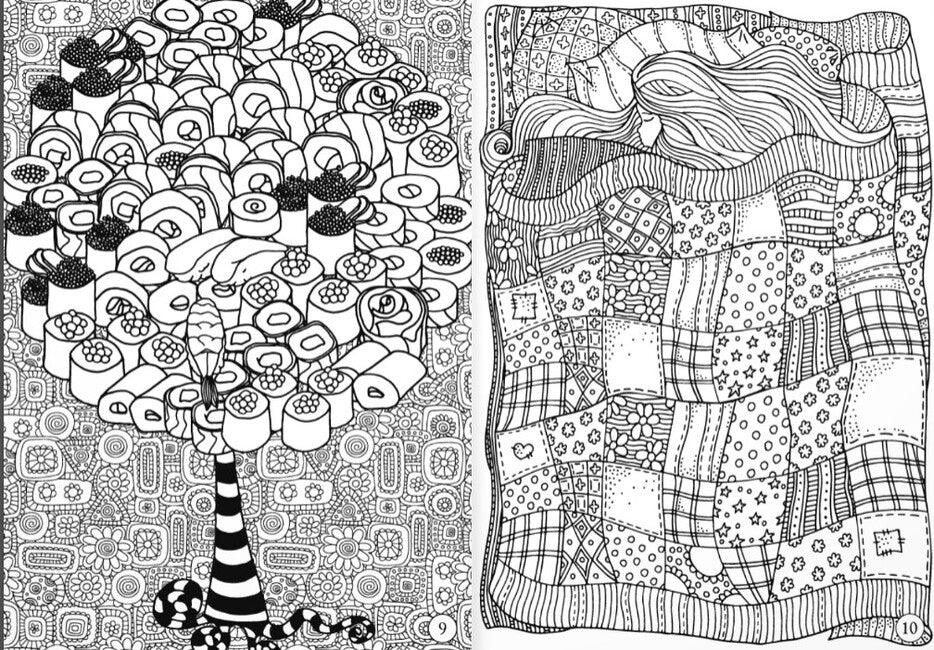 Keep calm & draw - Trees and ornaments - Lerni.sk