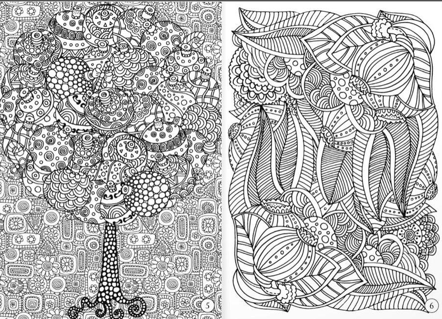 Keep calm & draw - Trees and ornaments - Lerni.sk