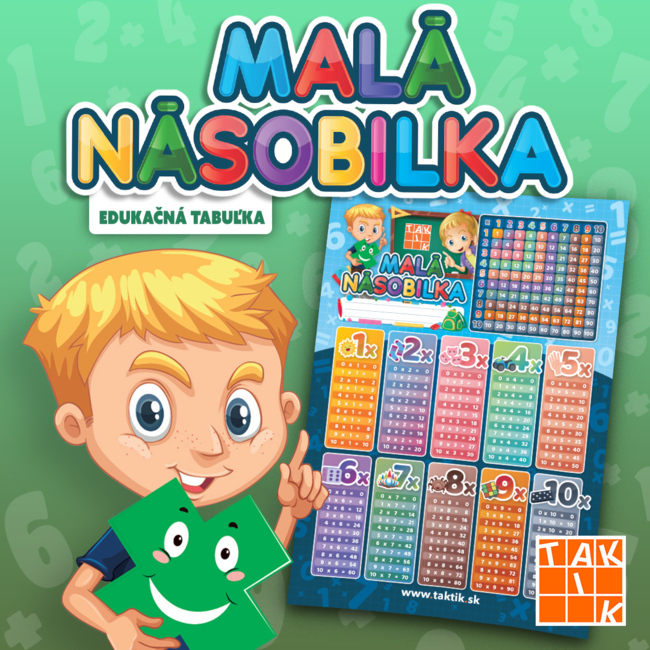 Moje prvé tabuľky (pre chlapcov)