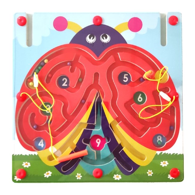 Rozbalené : Drevené magnetické bludisko Lienka - Lerni.sk