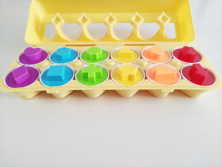 Spájacie vajíčka TVARY - Lerni.sk