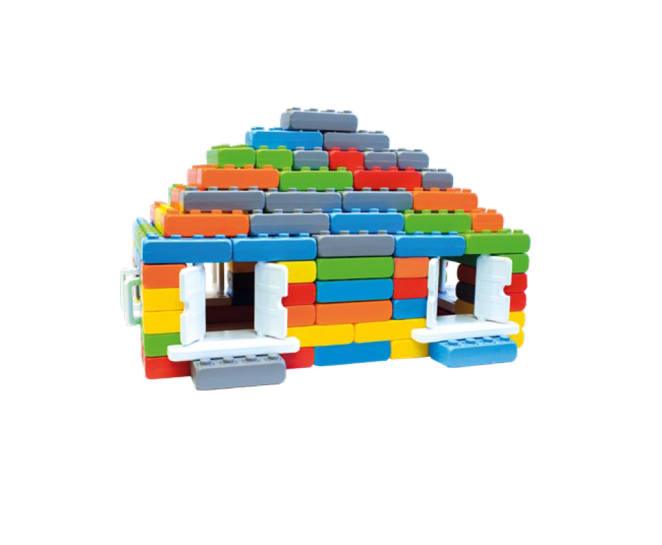 Midikocky tehličky s dvierkami 140 kusov