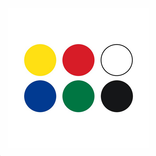 Temperové farby 6 x 500 ml - mix farieb