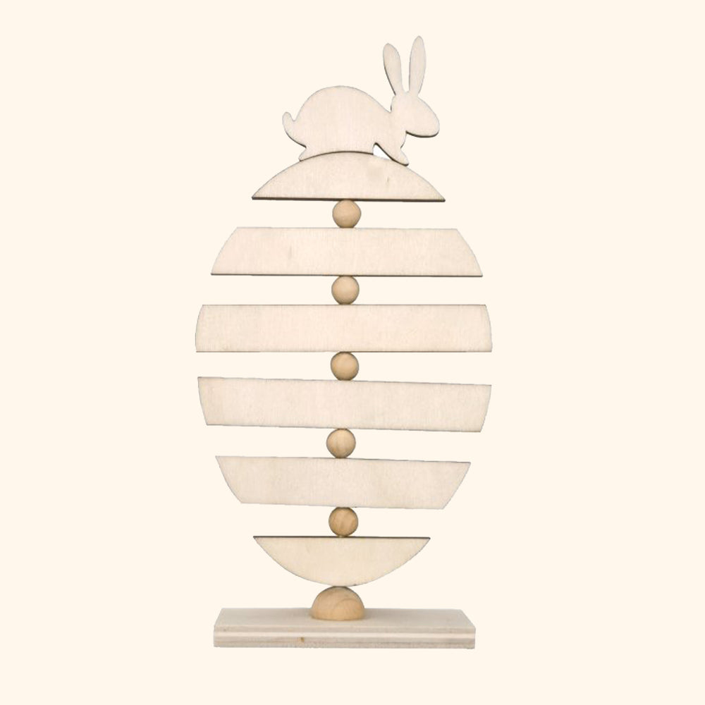 3D Easter Egg with Bunny