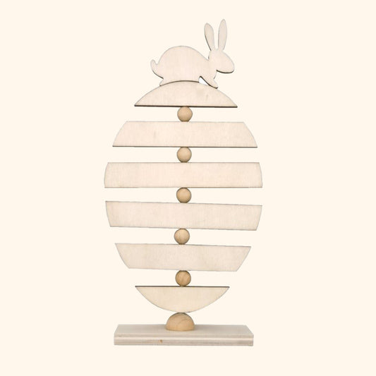 3D Easter Egg with Bunny
