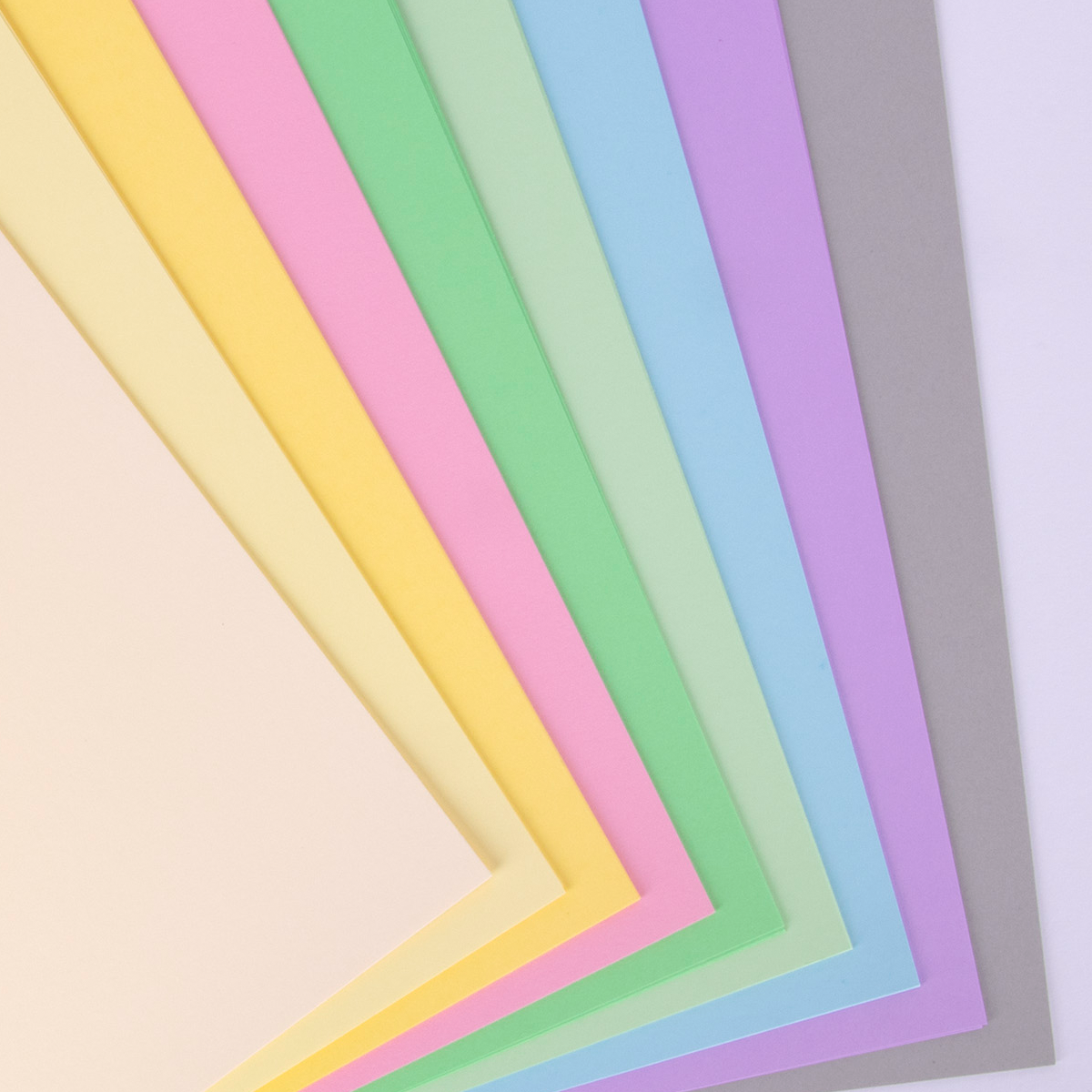 Farebný Papier, A4, 170 g, mix pastelových farieb - 50 ks