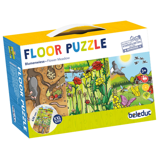 Podlahové puzzle - Kvety na lúke