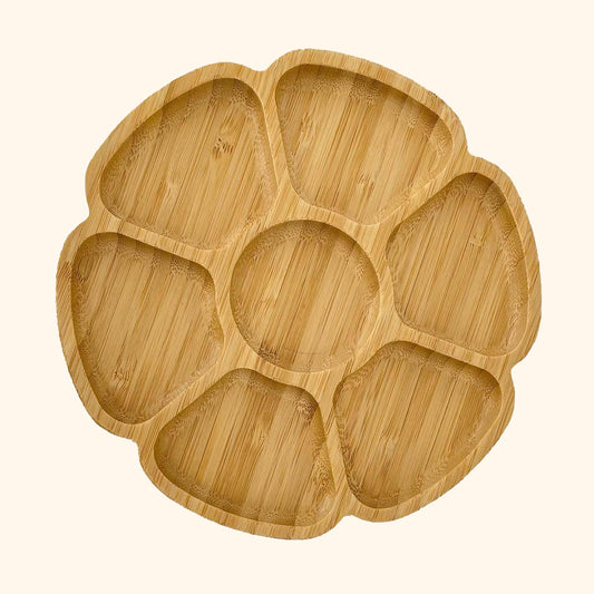 Bambusová tácka Kvet