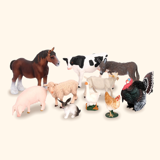 Set figúrok domácich zvierat