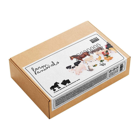 Set figúrok domácich zvierat a edukačných kariet SK/CZ