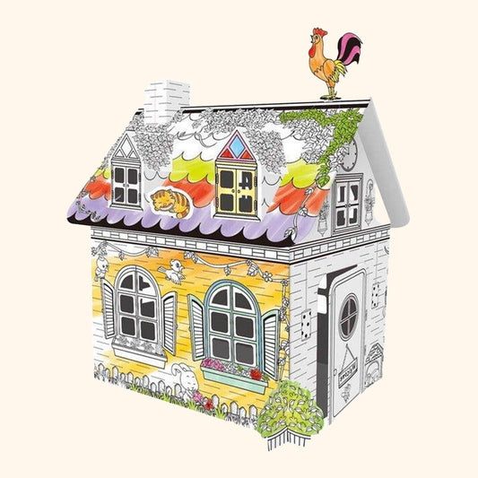 Hrací domček z papiera